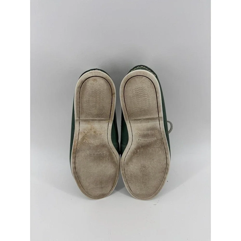 GH Bass Newport Hampton Loafers, Green Leather, Men's Size 10